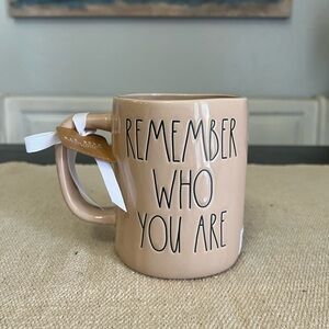 Rae Dunn Remember Who You Are Mug